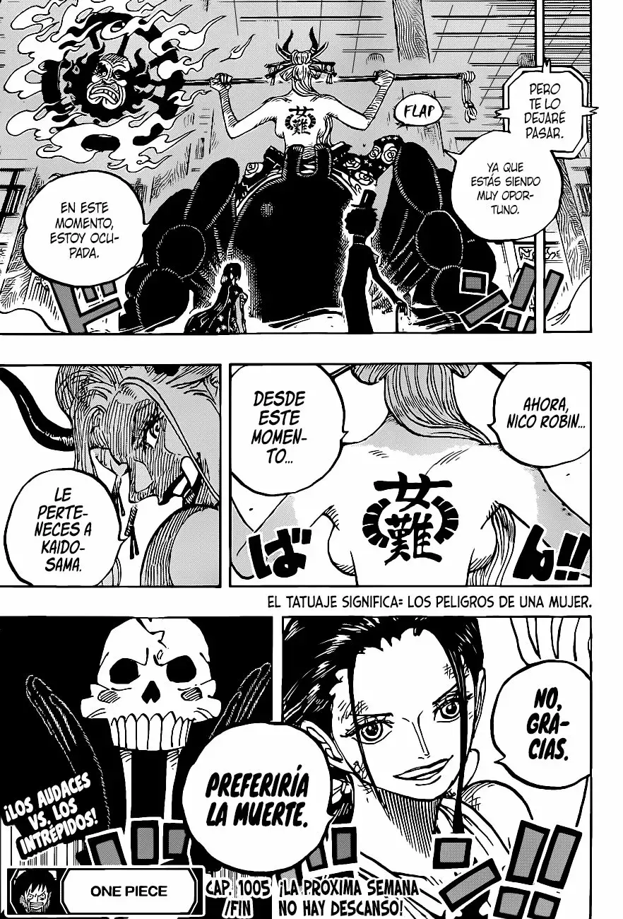 One Piece Capítulo 1005 - Página 16 en español