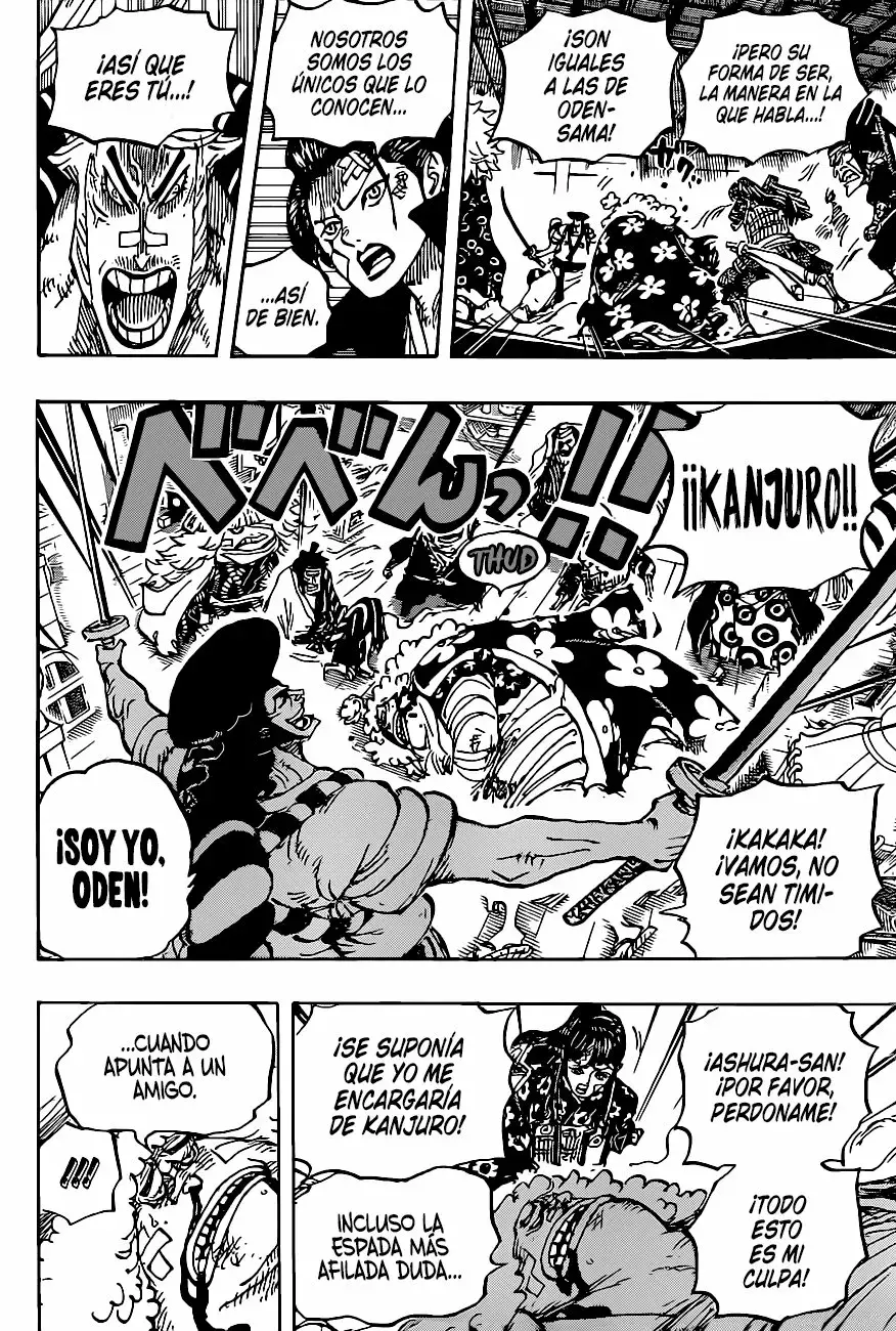 One Piece Capítulo 1008 - Página 6 en español