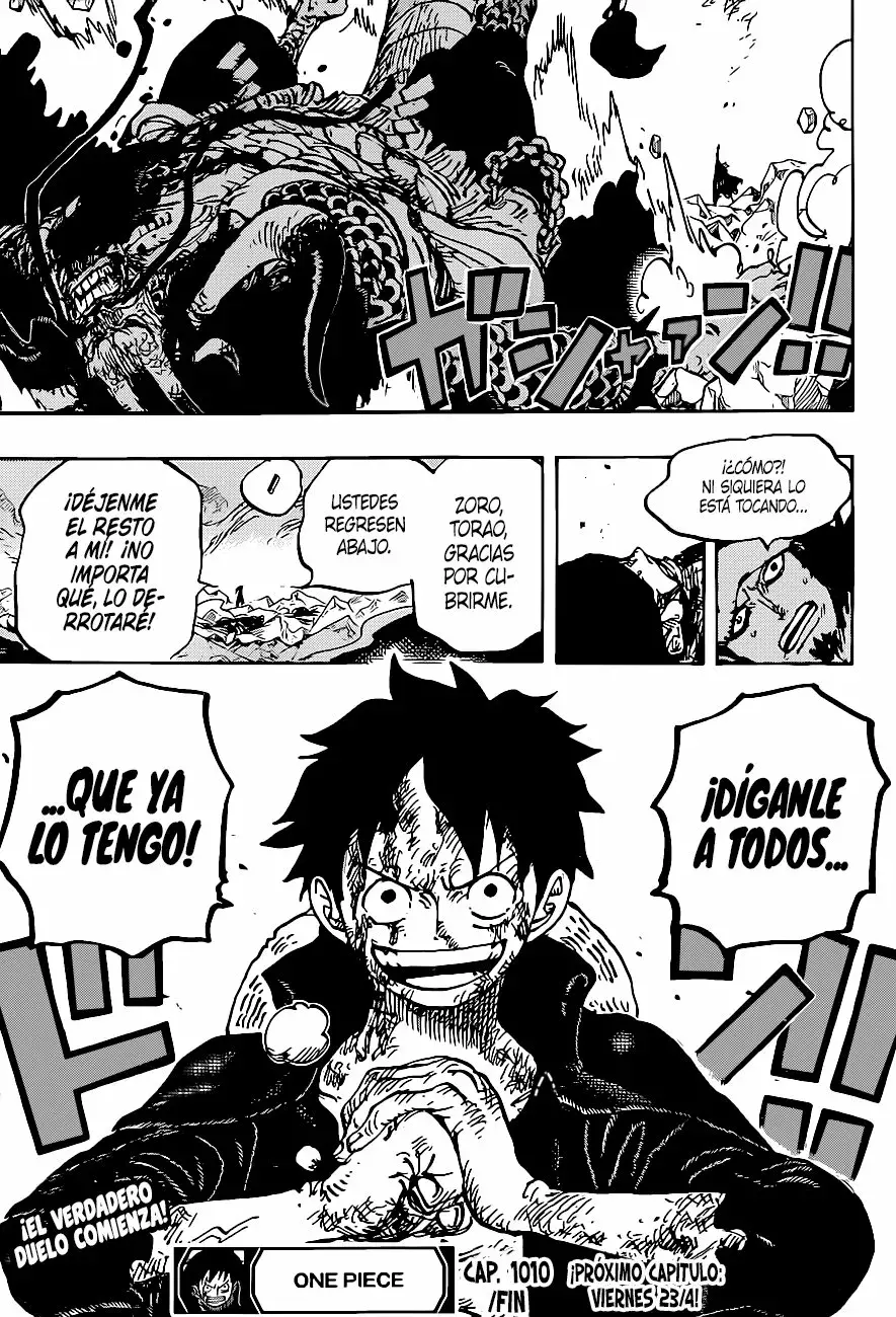 One Piece Capítulo 1010 - Página 20 en español