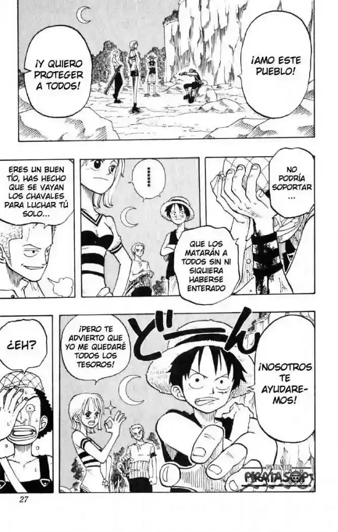 One Piece Capítulo 27 - Página 27 en español