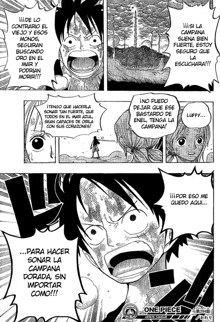 One Piece Capítulo 294 - Página 18 en español