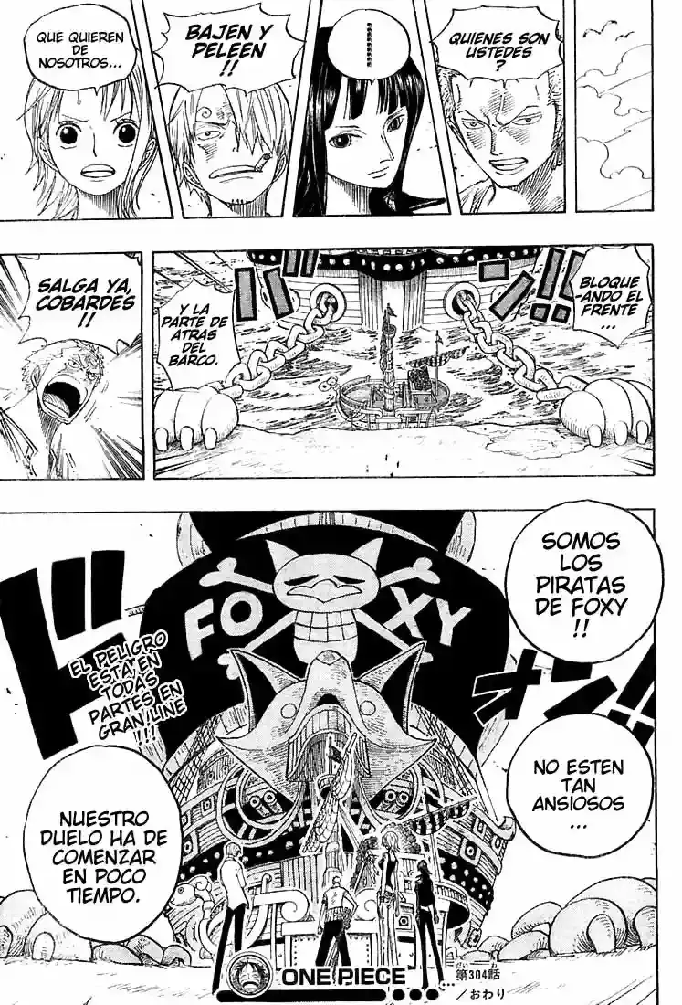 One Piece Capítulo 304 - Página 19 en español