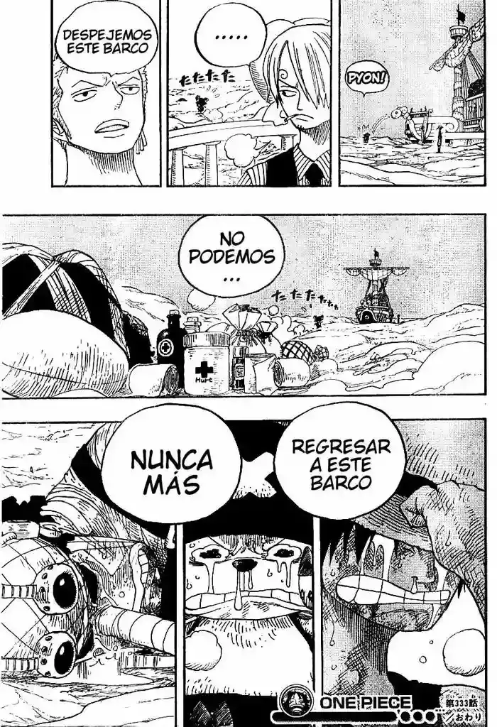 One Piece Capítulo 333 - Página 19 en español