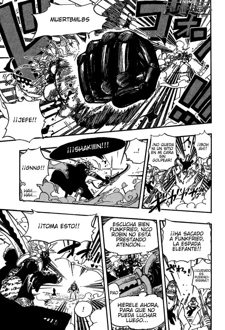One Piece Capítulo 423 - Página 7 en español
