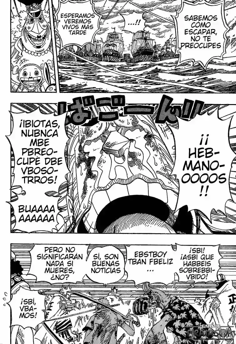 One Piece Capítulo 428 - Página 6 en español