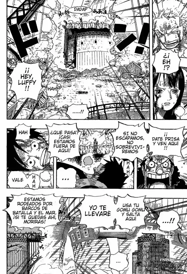 One Piece Capítulo 428 - Página 8 en español