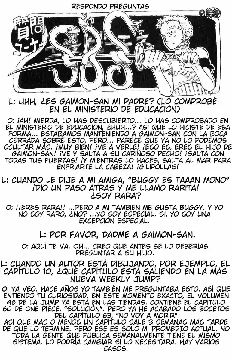 One Piece Capítulo 46 - Página 20 en español