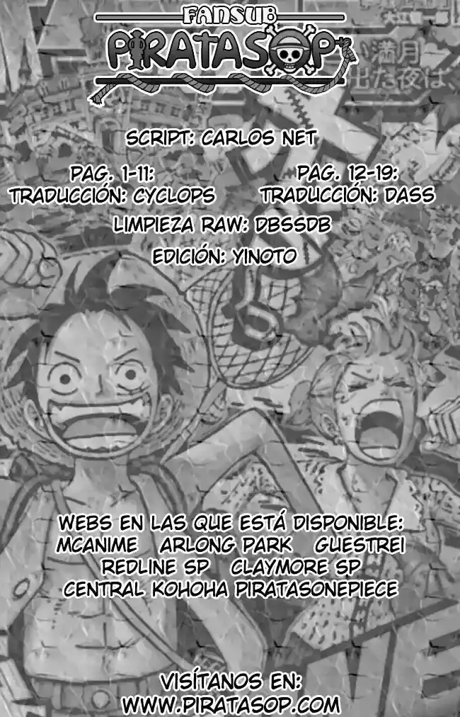 One Piece Capítulo 466 - Página 20 en español