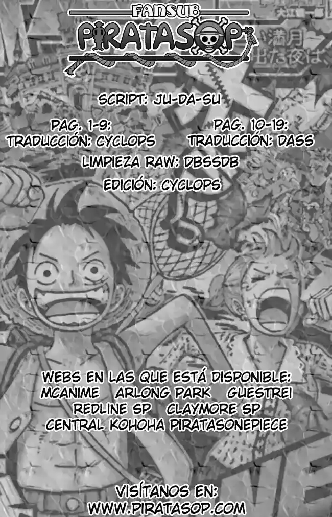 One Piece Capítulo 469 - Página 17 en español