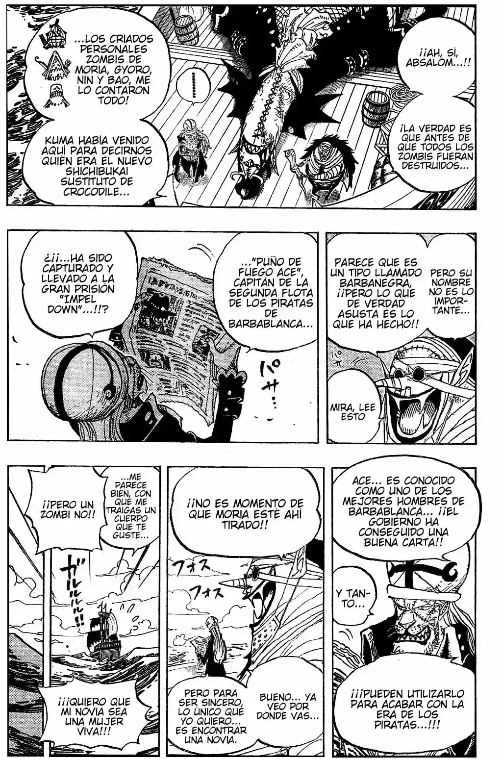 One Piece Capítulo 486 - Página 3 en español