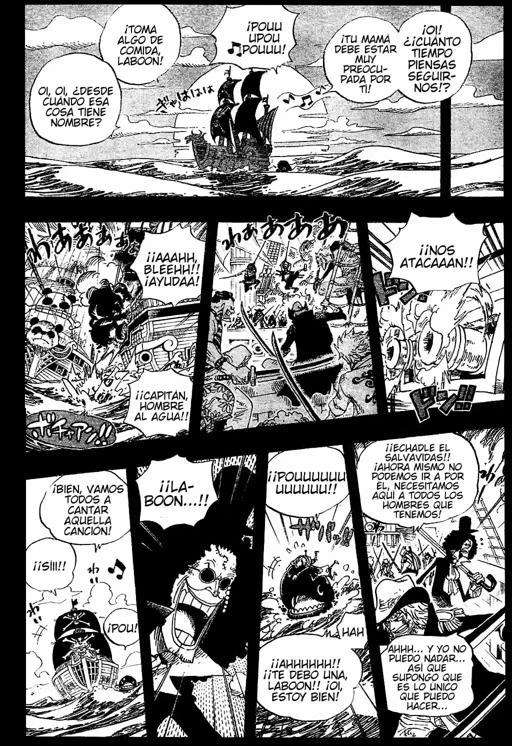 One Piece Capítulo 487 - Página 4 en español
