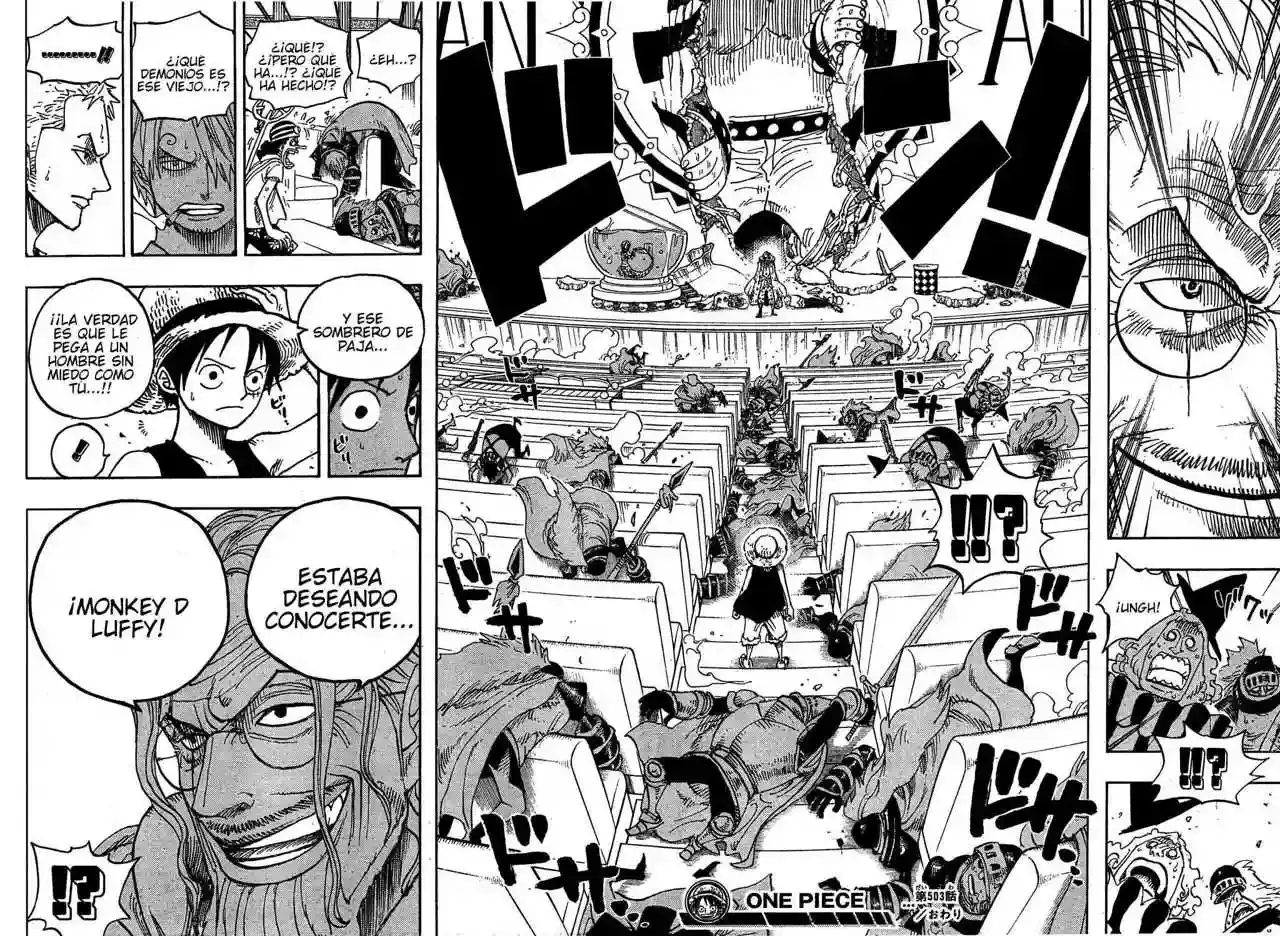 One Piece Capítulo 503 - Página 17 en español