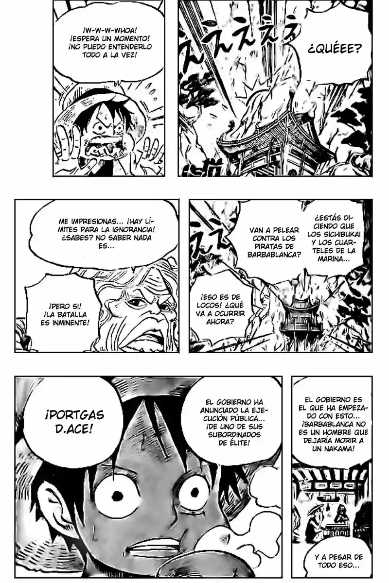 One Piece Capítulo 522 - Página 7 en español