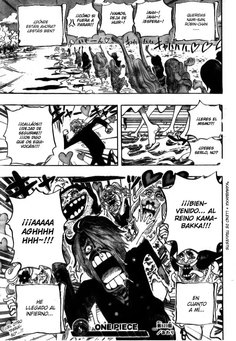 One Piece Capítulo 523 - Página 19 en español