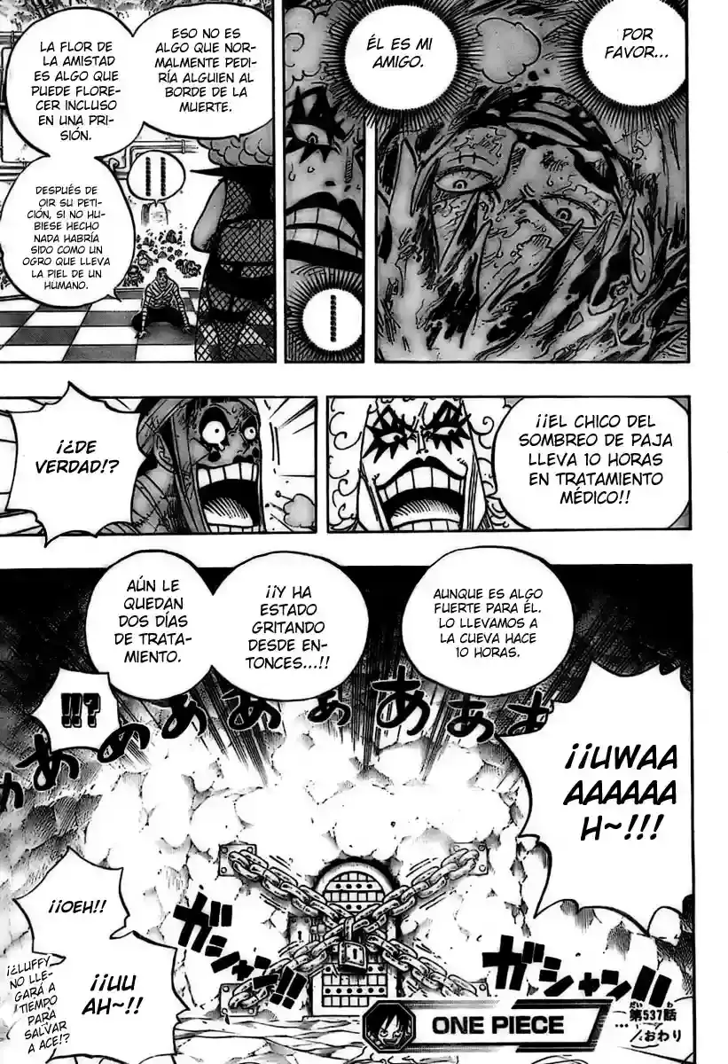 One Piece Capítulo 537 - Página 17 en español