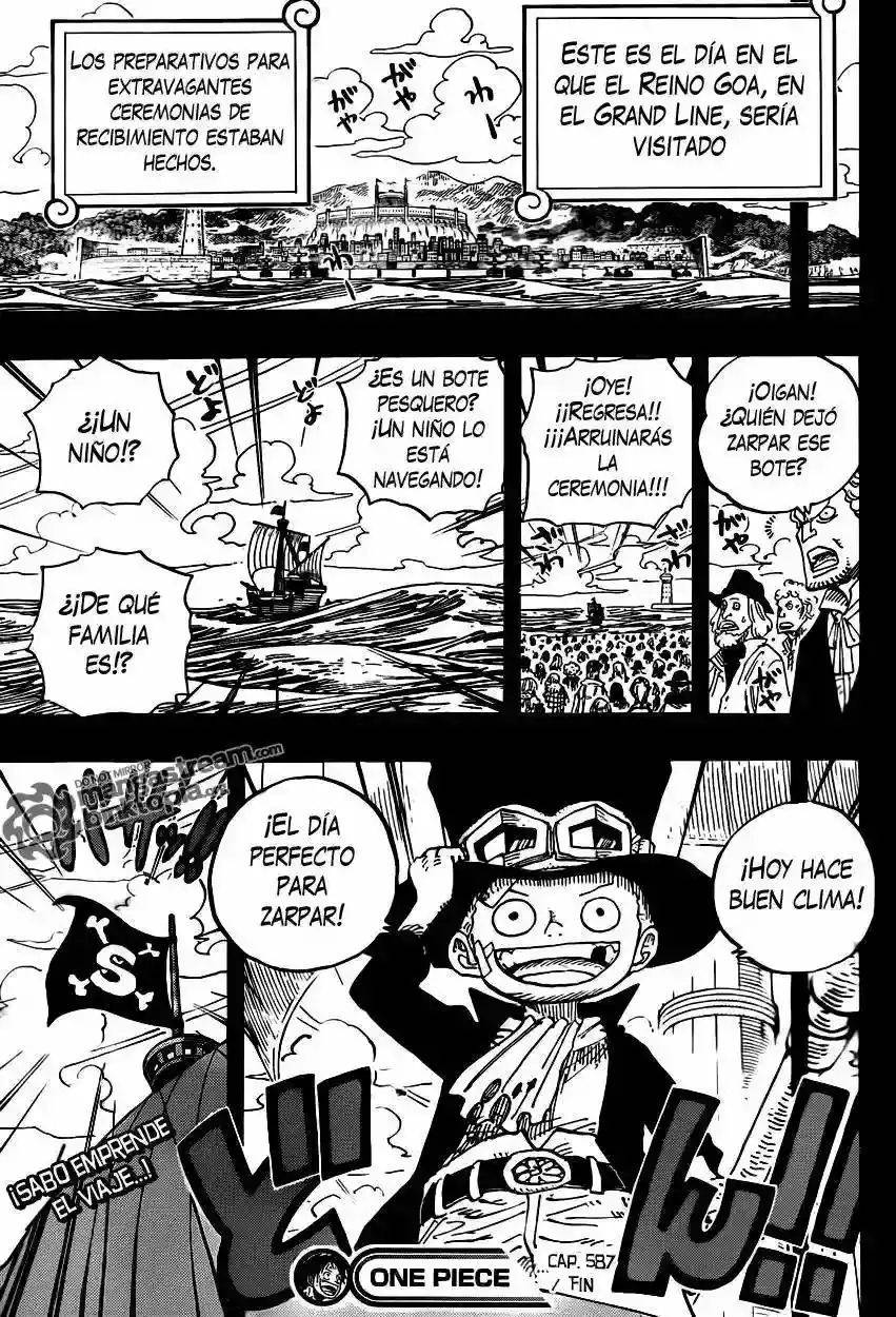 One Piece Capítulo 587 - Página 20 en español
