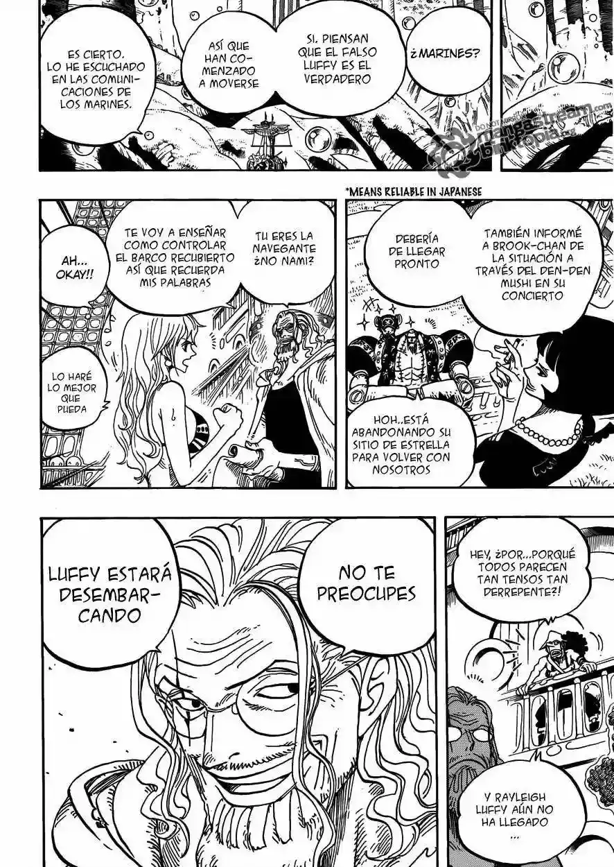 One Piece Capítulo 600 - Página 18 en español