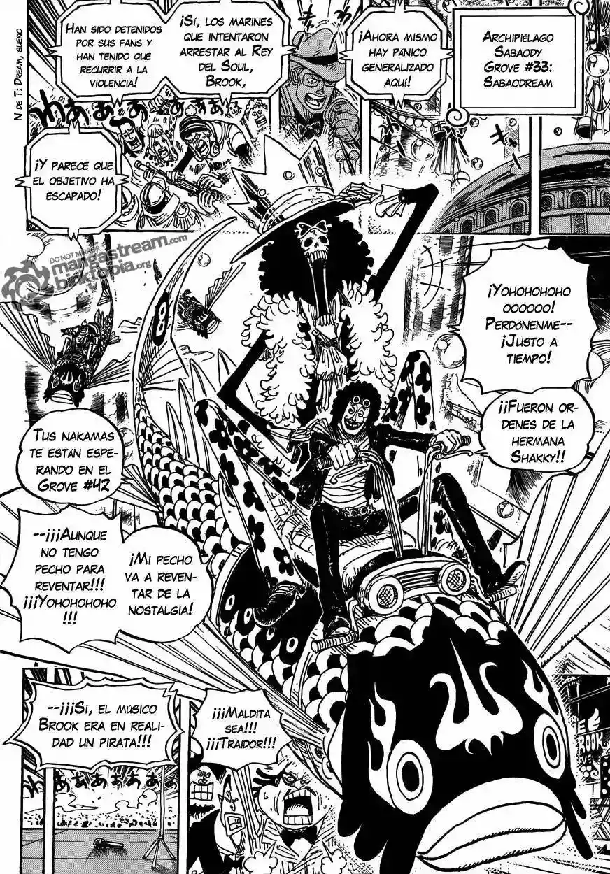 One Piece Capítulo 601 - Página 3 en español