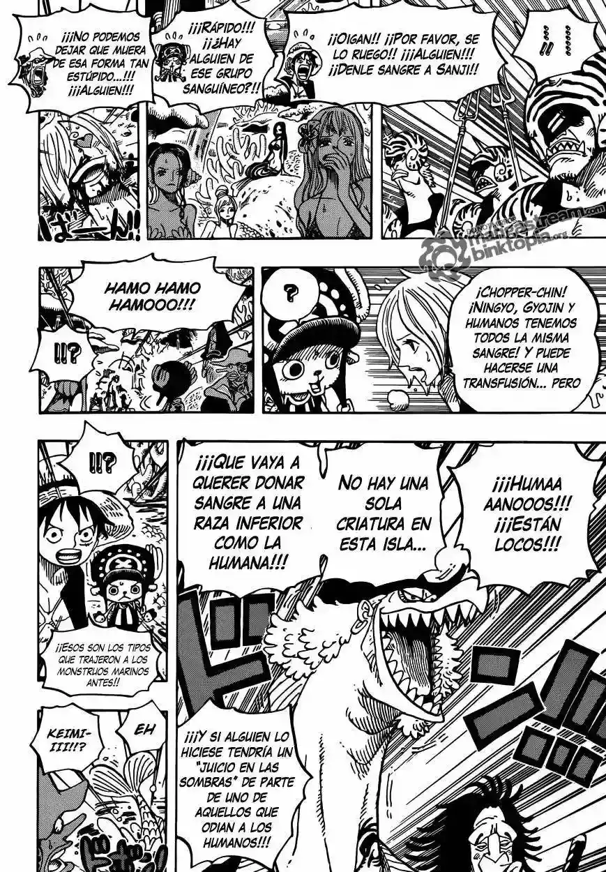 One Piece Capítulo 609 - Página 12 en español