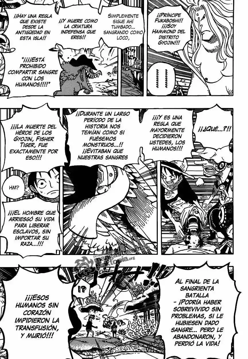 One Piece Capítulo 609 - Página 13 en español