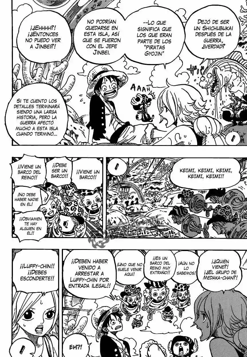 One Piece Capítulo 609 - Página 7 en español