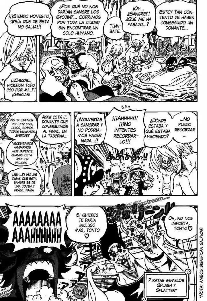 One Piece Capítulo 610 - Página 4 en español