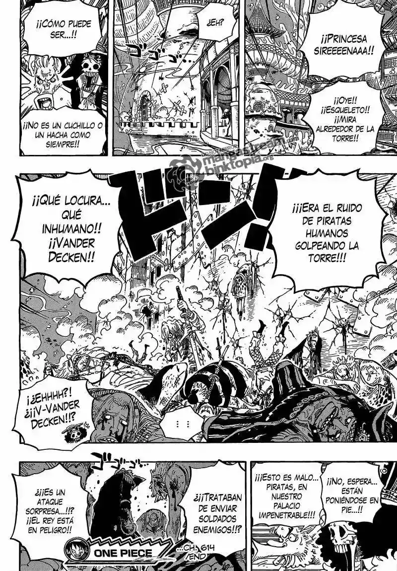 One Piece Capítulo 614 - Página 17 en español