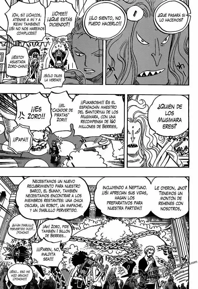 One Piece Capítulo 614 - Página 7 en español