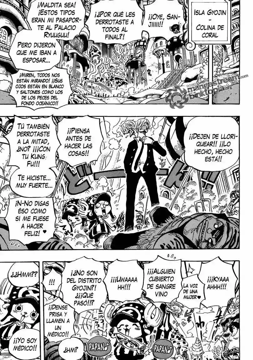 One Piece Capítulo 615 - Página 6 en español