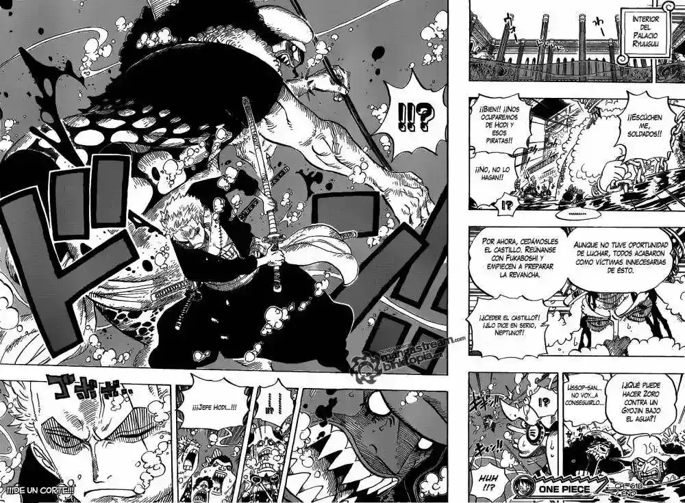 One Piece Capítulo 618 - Página 18 en español
