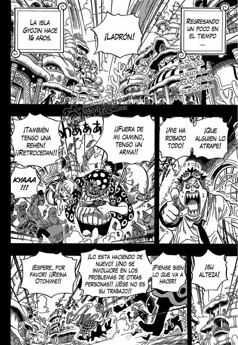 One Piece Capítulo 621 - Página 3 en español