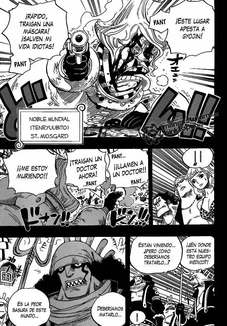 One Piece Capítulo 625 - Página 4 en español