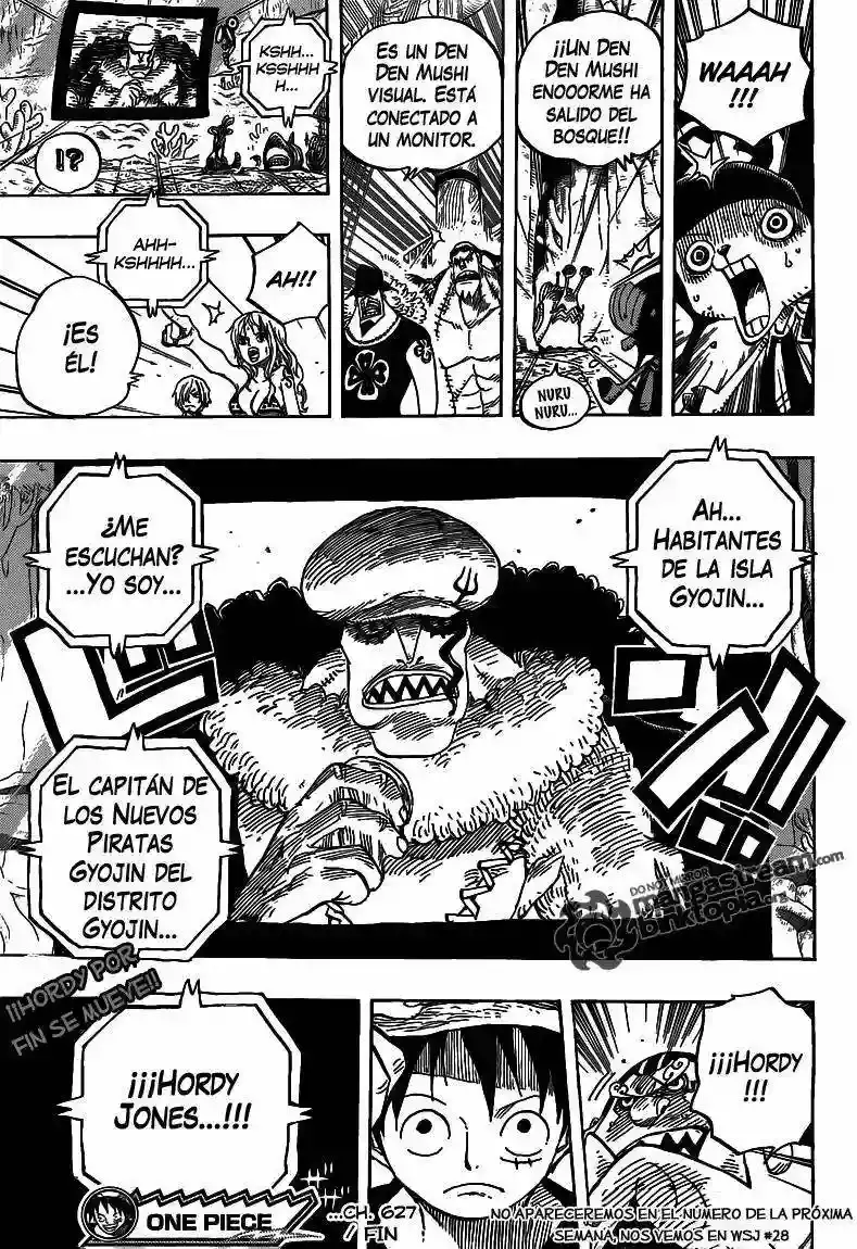 One Piece Capítulo 627 - Página 19 en español