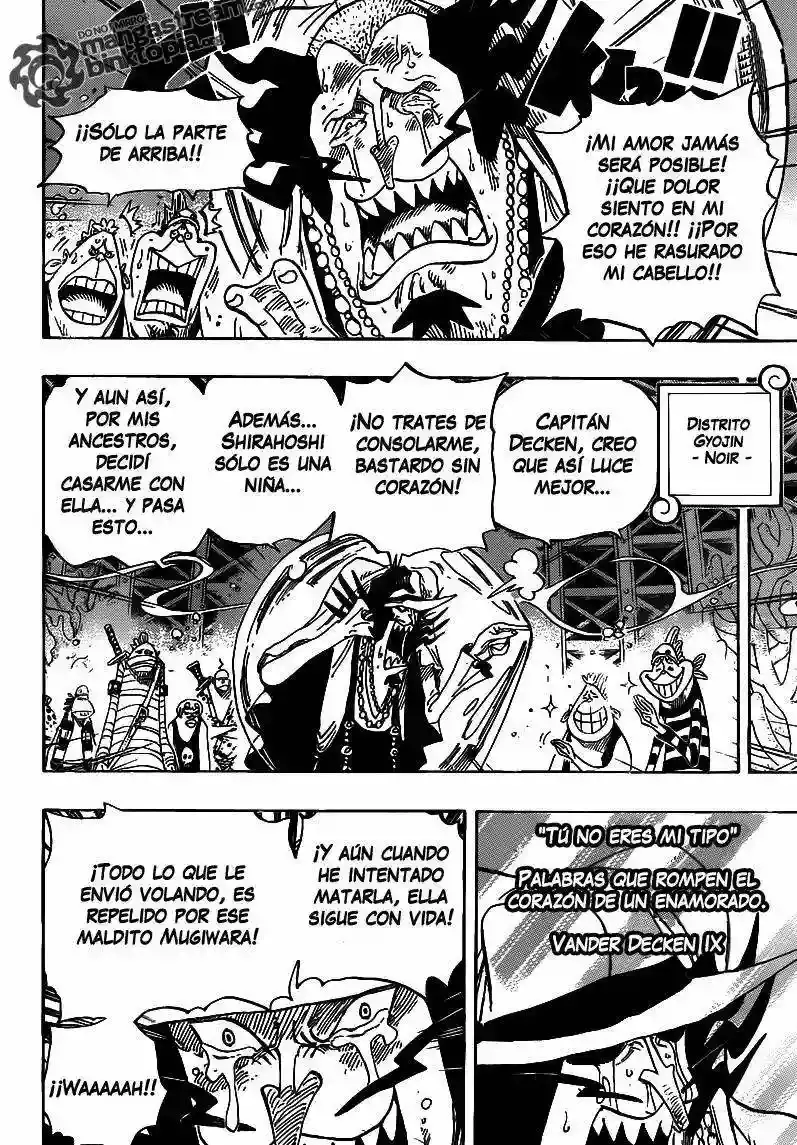 One Piece Capítulo 631 - Página 3 en español