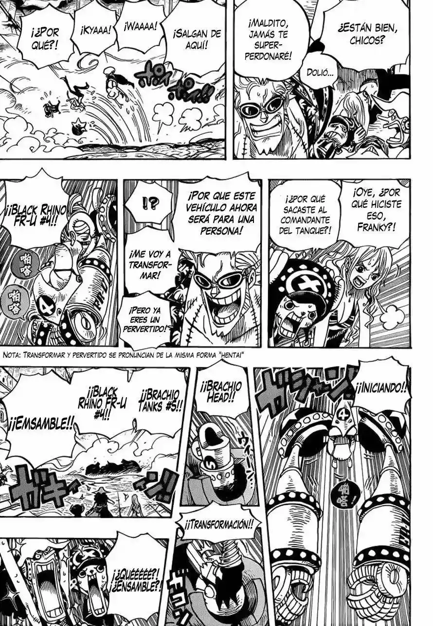 One Piece Capítulo 636 - Página 5 en español