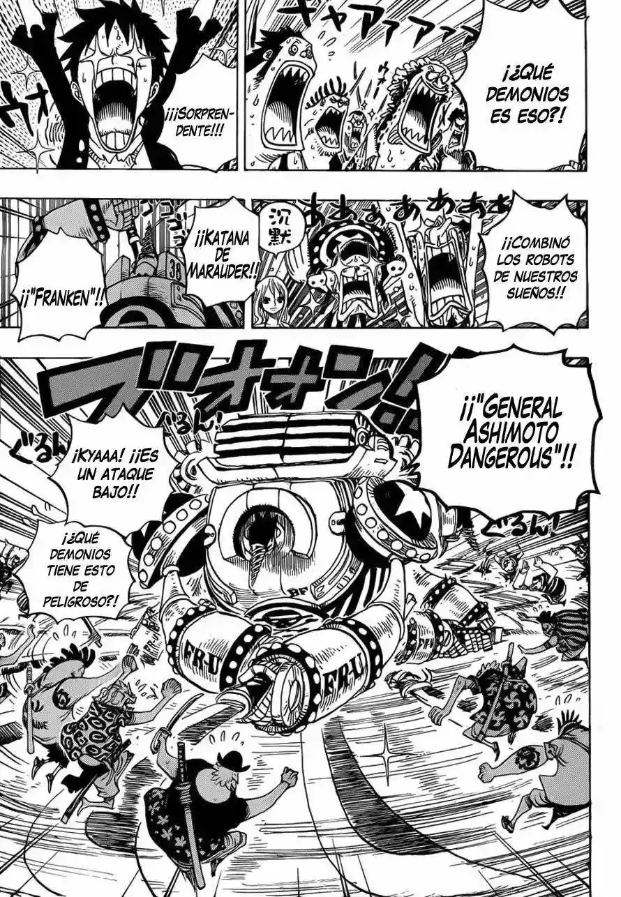 One Piece Capítulo 636 - Página 7 en español