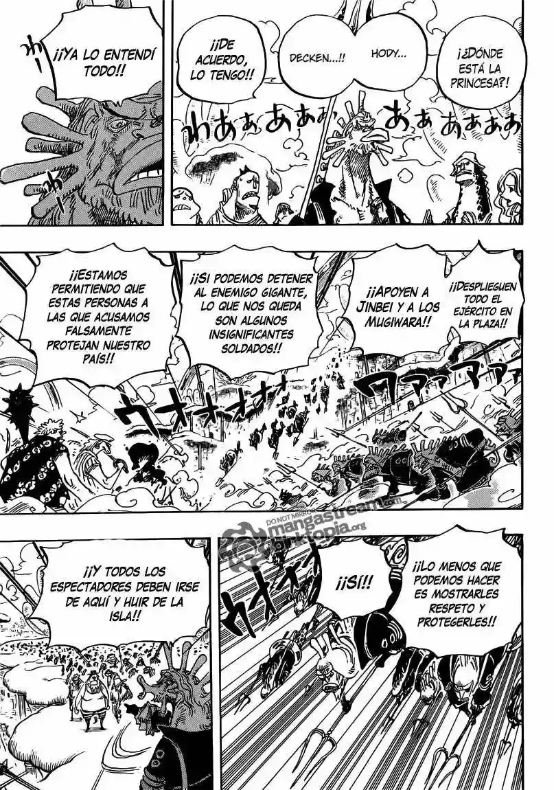 One Piece Capítulo 642 - Página 10 en español