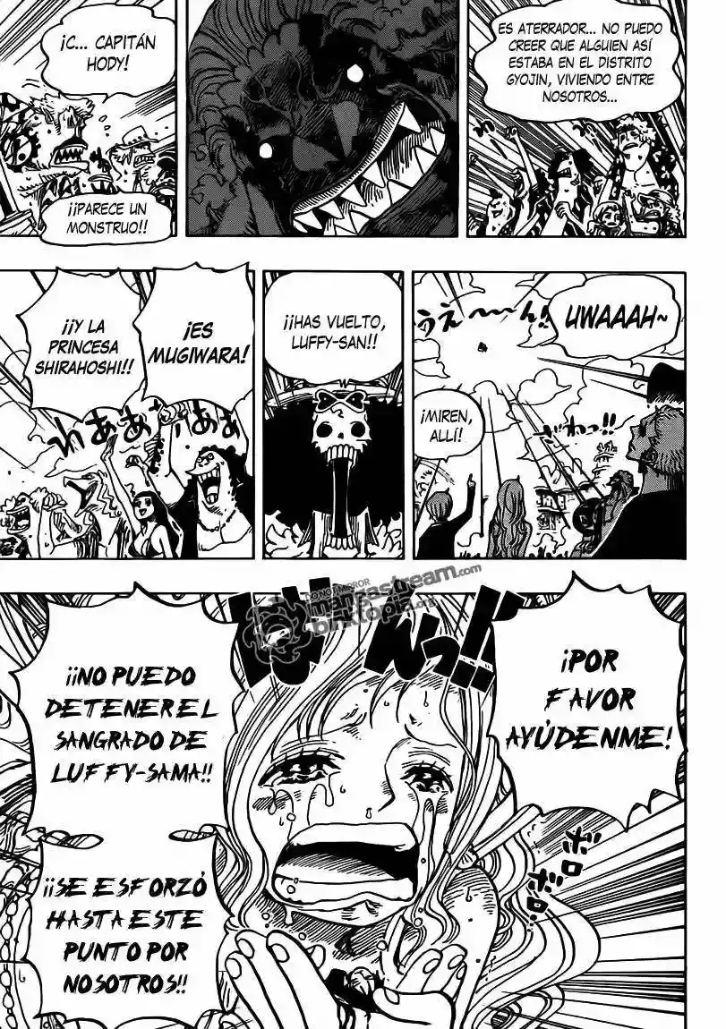 One Piece Capítulo 648 - Página 13 en español