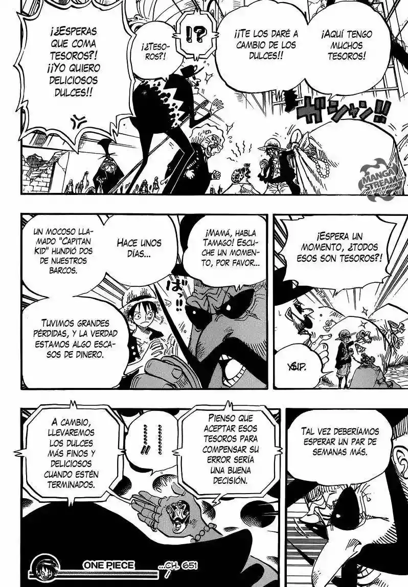 One Piece Capítulo 651 - Página 17 en español