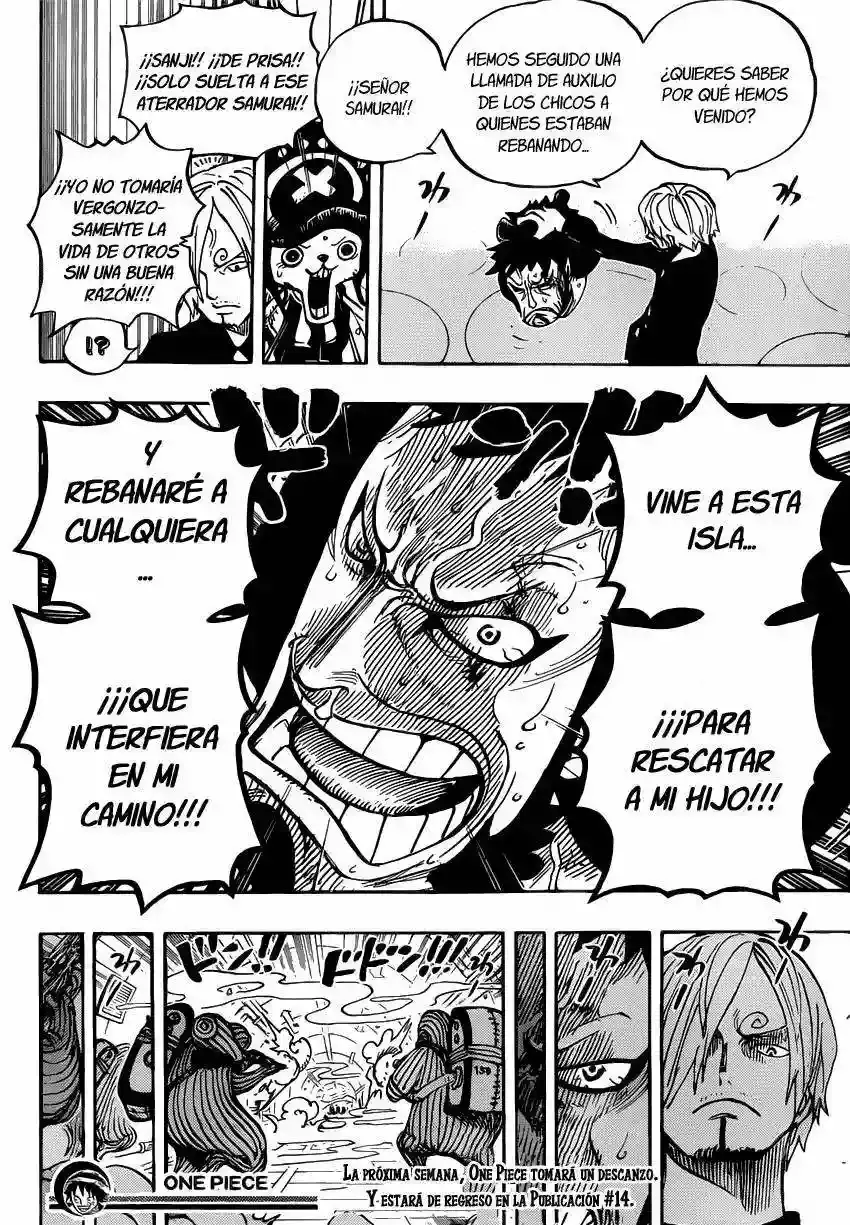 One Piece Capítulo 657 - Página 17 en español