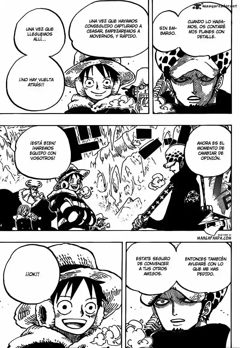 One Piece Capítulo 668 - Página 13 en español