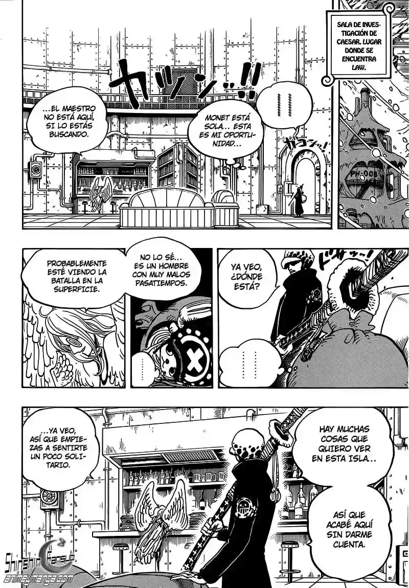 One Piece Capítulo 671 - Página 4 en español