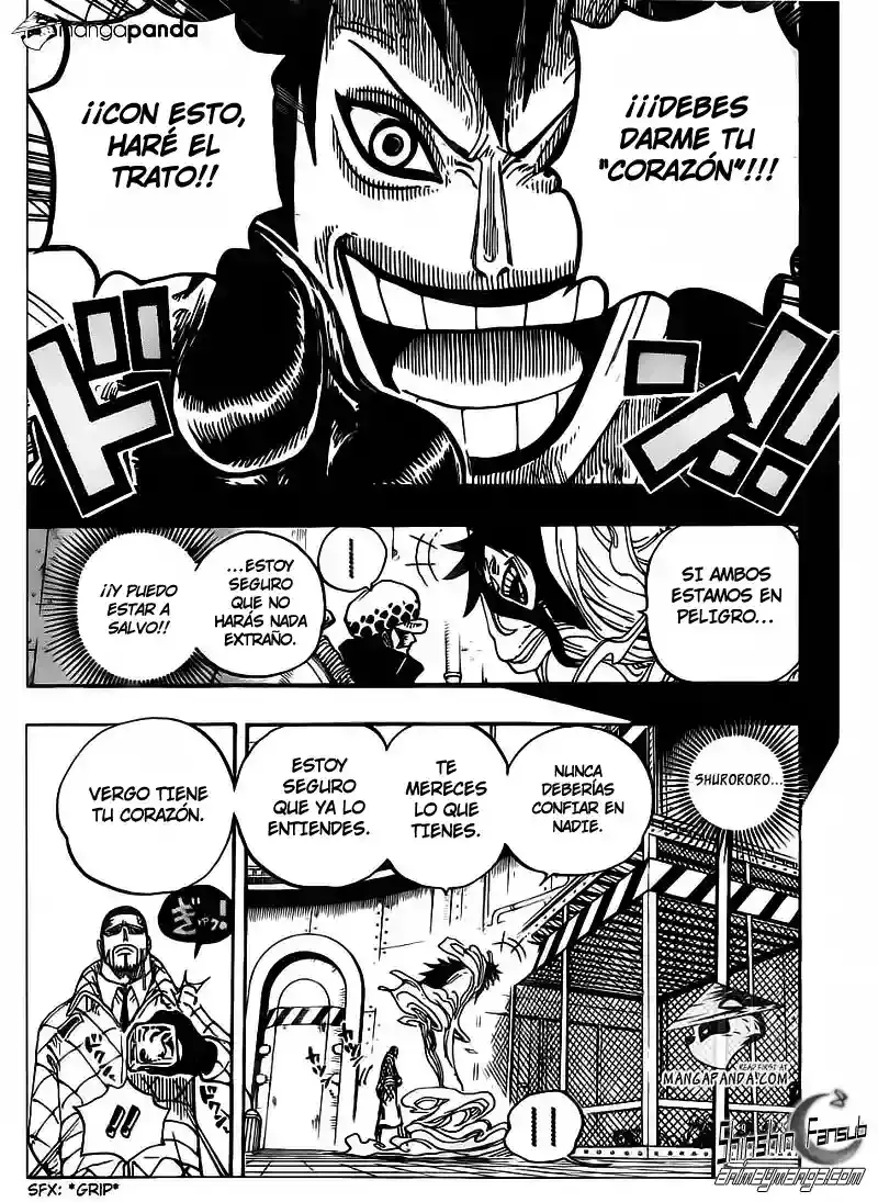 One Piece Capítulo 675 - Página 9 en español