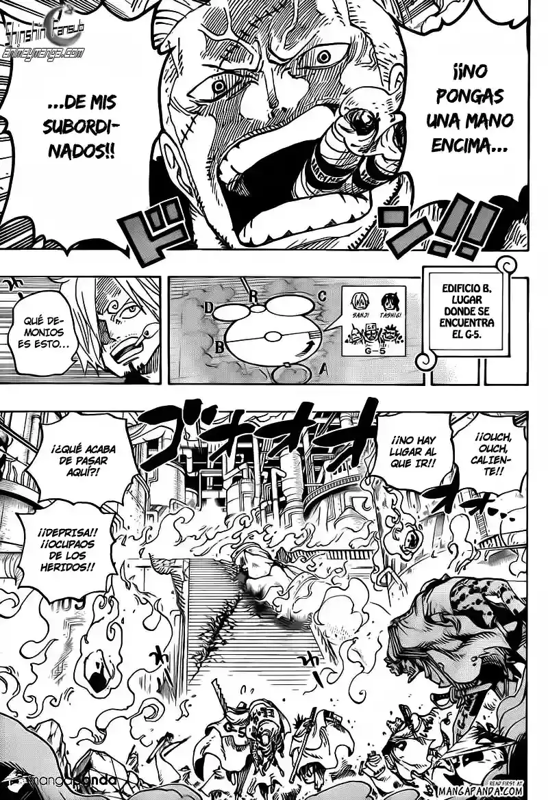 One Piece Capítulo 684 - Página 7 en español