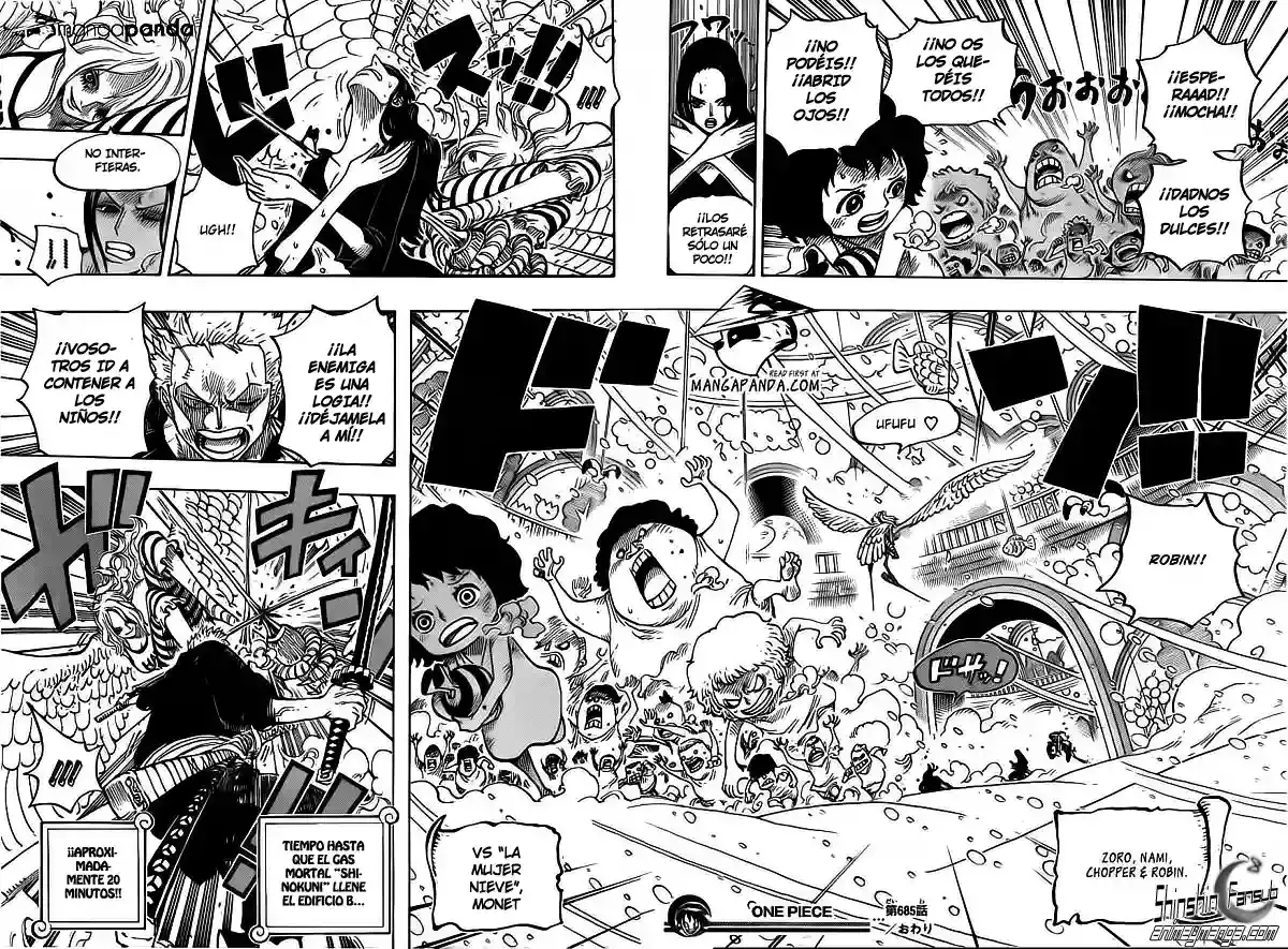 One Piece Capítulo 685 - Página 18 en español