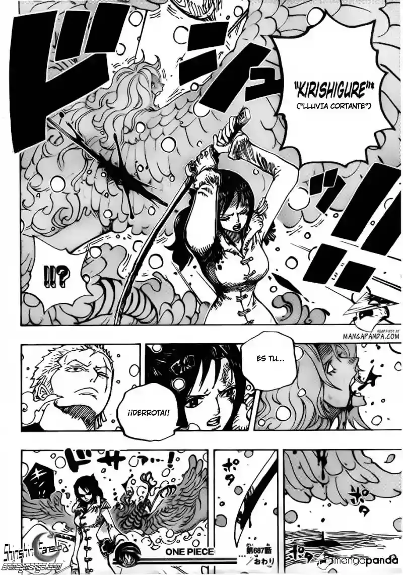 One Piece Capítulo 687 - Página 17 en español