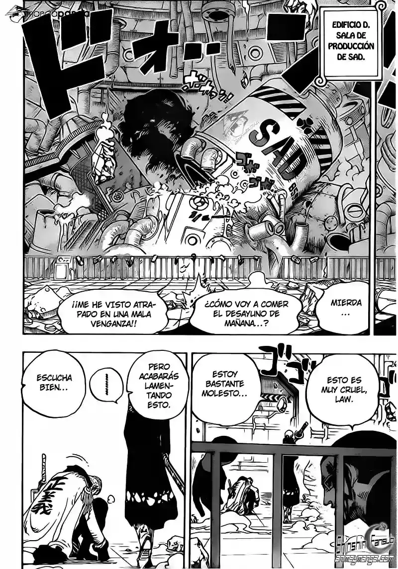 One Piece Capítulo 691 - Página 4 en español