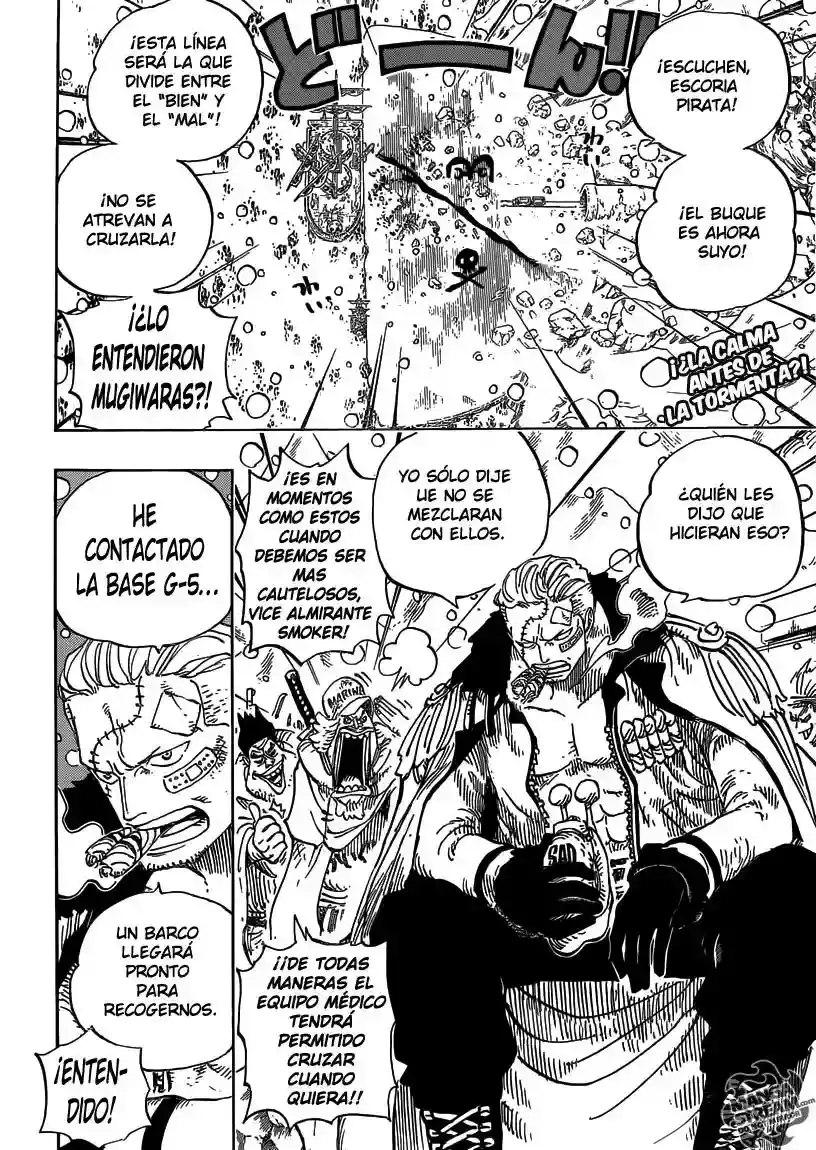 One Piece Capítulo 696 - Página 3 en español