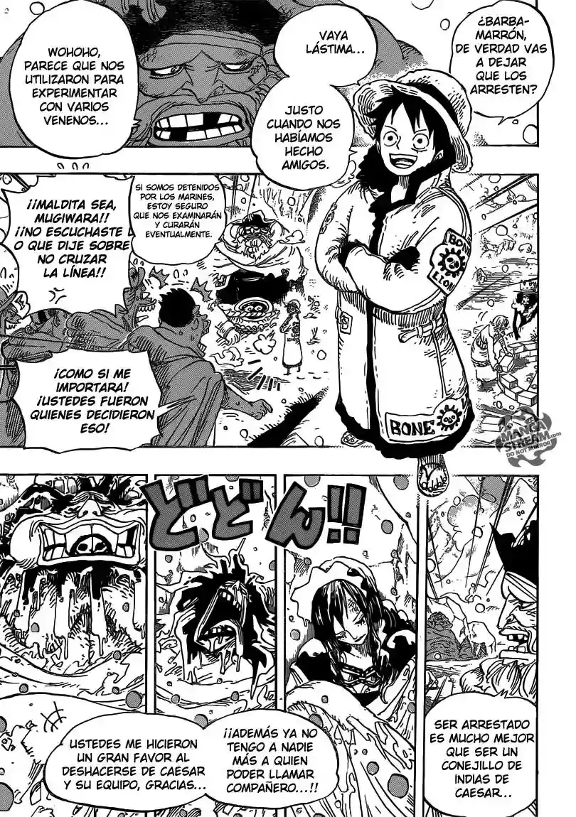 One Piece Capítulo 696 - Página 4 en español