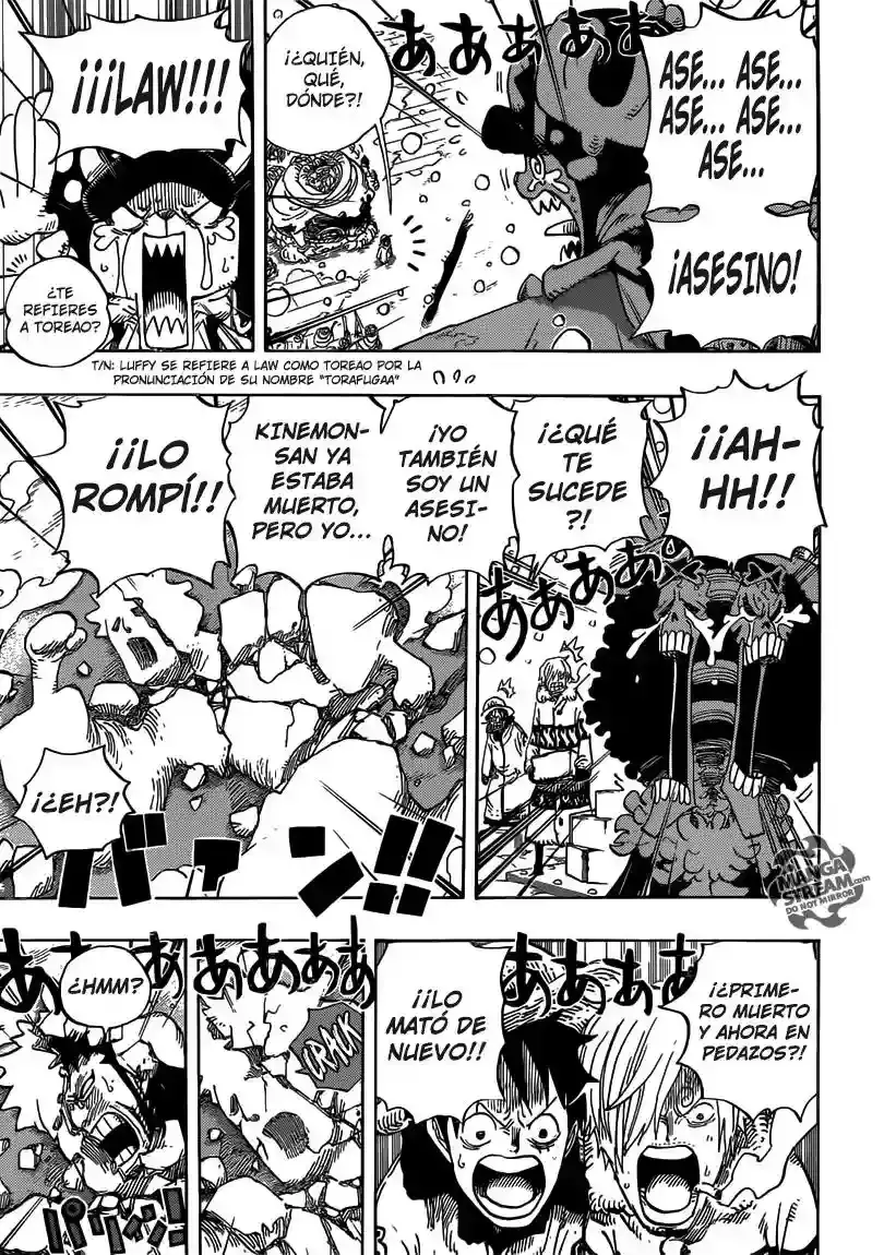 One Piece Capítulo 696 - Página 6 en español